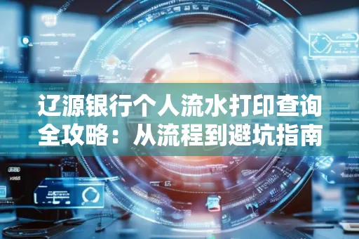 辽源银行个人流水打印查询全攻略:从流程到避坑指南