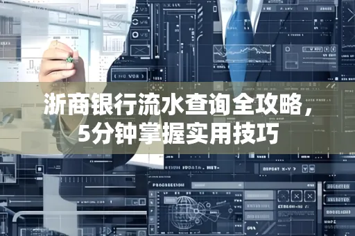 浙商银行流水查询全攻略,5分钟掌握实用技巧