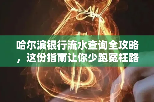 哈尔滨银行流水查询全攻略,这份指南让你少跑冤枉路