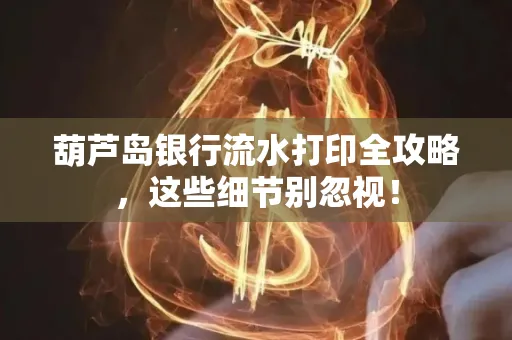 葫芦岛银行流水打印全攻略,这些细节别忽视!
