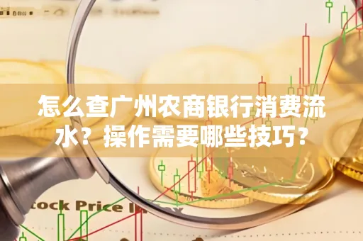 怎么查广州农商银行消费流水?操作需要哪些技巧?