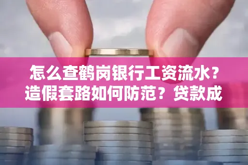 怎么查鹤岗银行工资流水？造假套路如何防范？贷款成功率翻倍攻略