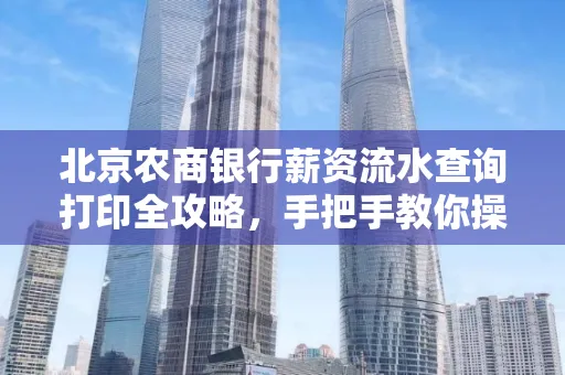 北京农商银行薪资流水查询打印全攻略,手把手教你操作