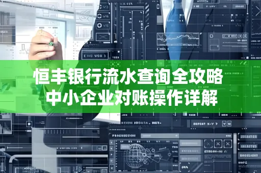 恒丰银行流水查询全攻略 中小企业对账操作详解